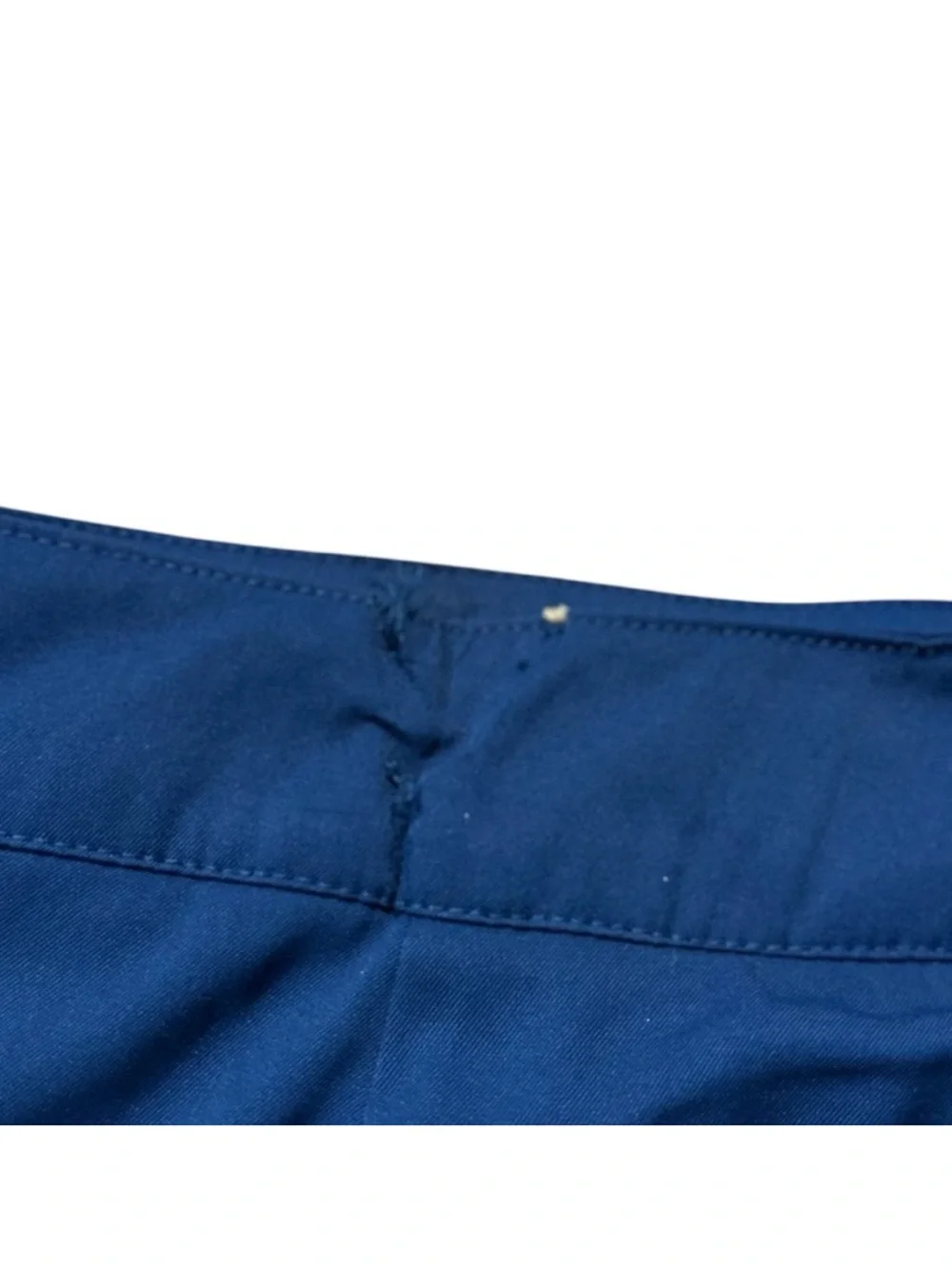 Lady Hagen Navy Blue Mini Skirt with Contrast Silver Trim